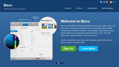 Tema Wordpress Bizco