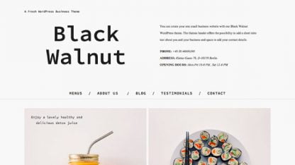 Black Walnut Tema