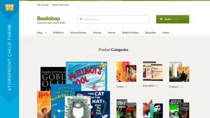 BookShop de Storefront Tema