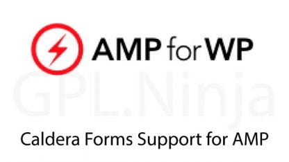 Caldera Forms Support for AMP