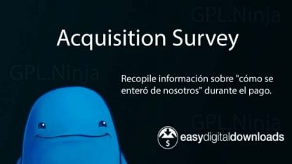 Easy Digital Downloads Acquisition Survey