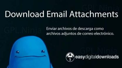 Easy Digital Downloads Download Email Attachments