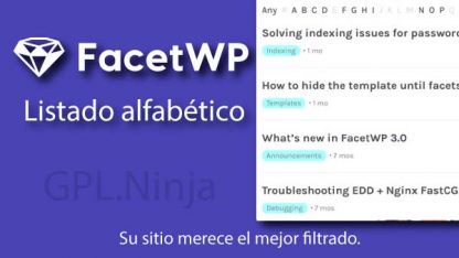 FacetWP Alpha