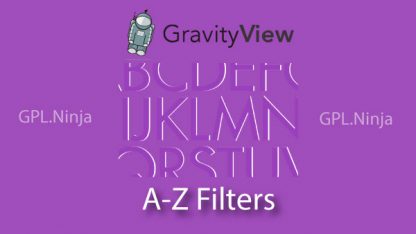 GravityView AZ Filters