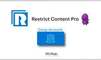 Plugin Restrict Content Pro group accounts