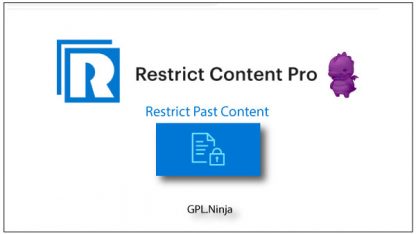Plugin Restrict Content Pro restrict past content