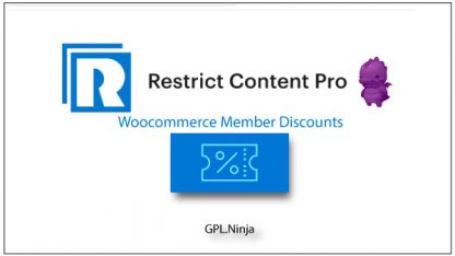 Plugin Restrict Content Pro Woocommerce member discounts