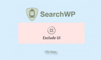 Plugin SearchWP exclude ui