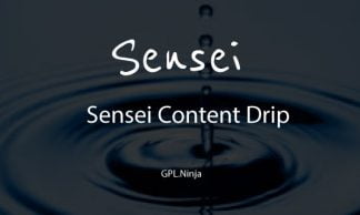 Plugin sensei content drip