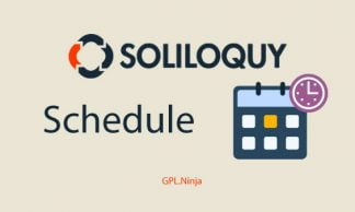 Plugin soliloquy schedule