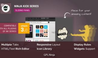 Ninja Kick – WordPress Off-Canvas Sliding Panel
