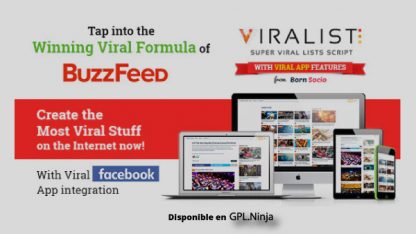 Viralist - Viral lists script with Facebook App