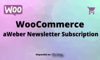 Woocommerce aWeber Newsletter Subscription