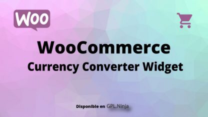 Woocommerce Currency Converter Widget