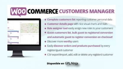 WooCommerce Customers Manager