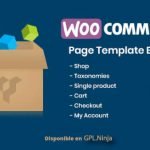 Woocommerce Page Template Builder