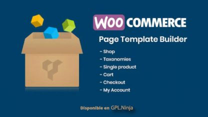 Woocommerce Page Template Builder