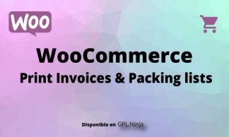 Woocommerce Print Invoices & Packing lists