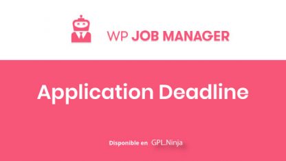 WP Job Manager Application Deadline