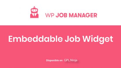 WP Job Manager Embeddable Job Widget