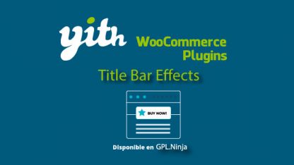 Yith Wordpress Title Bar Effects Premium