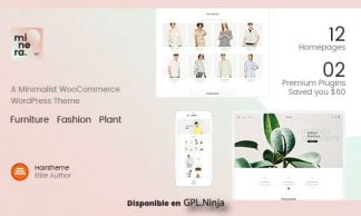 Minera – Minimalist WooCommerce WordPress Theme