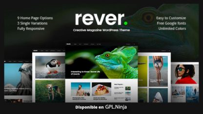 Rever – Clean and Simple WordPress Theme