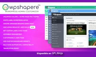 WordPress Admin Theme – WPShapere