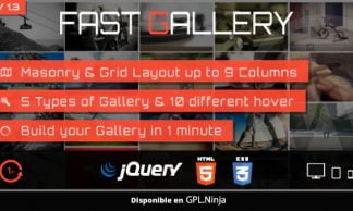 Fast Gallery – Premium WordPress Plugin