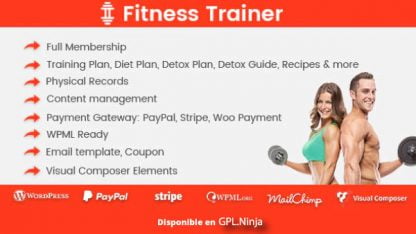 Fitness Trainer – Training Membership Plugin