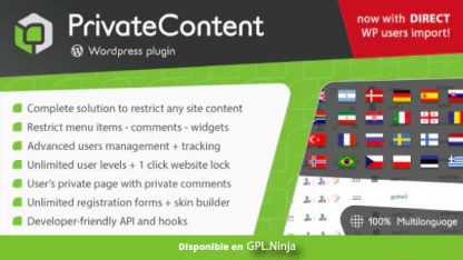 PrivateContent-Multilevel Content Plugin