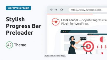 Laser Loader - Stylish Progress Bar Preloader
