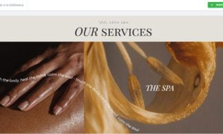 Services Page SPA and Beauty