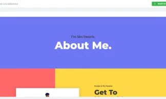About Me Page Freelance