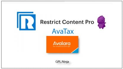 Restrict Content Pro - Avatax