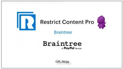 Restrict Content Pro - Braintree