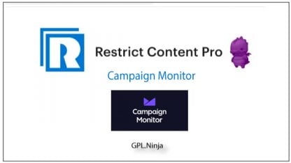 Restrict Content Pro - Campaign Monitor