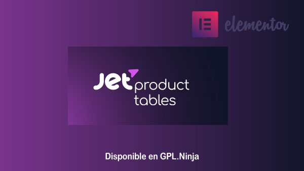 Jet Product Tables